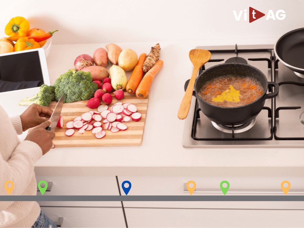 Realiza anotaciones en tus videos de cocina con ViTAG