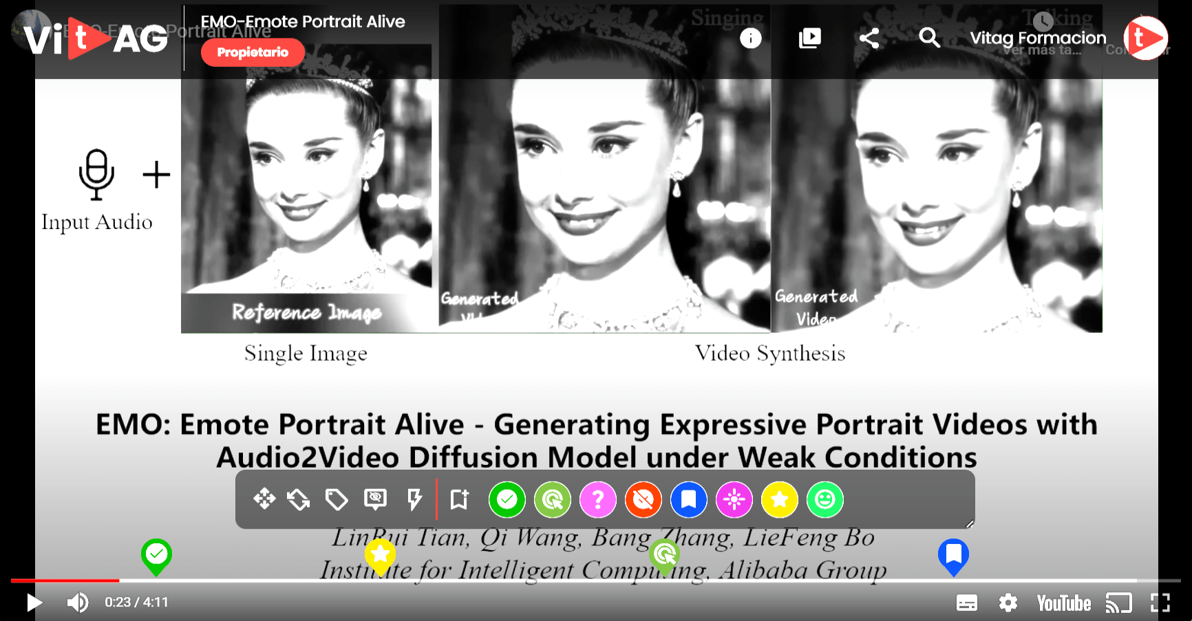 Aparecen en pantalla tres Audrey Hepburn casi perfectas: cantan, hablan y su expresión es tan real que ya nada volverá a ser lo mismo