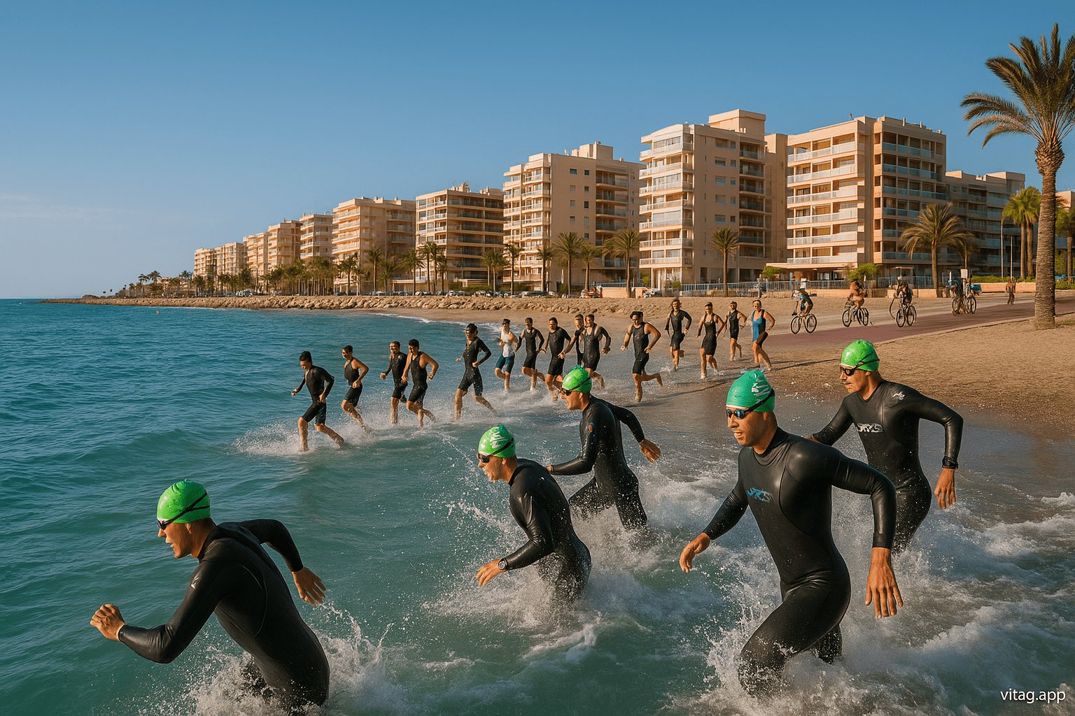 Triatlón Roquetas 2025, con ViTAG